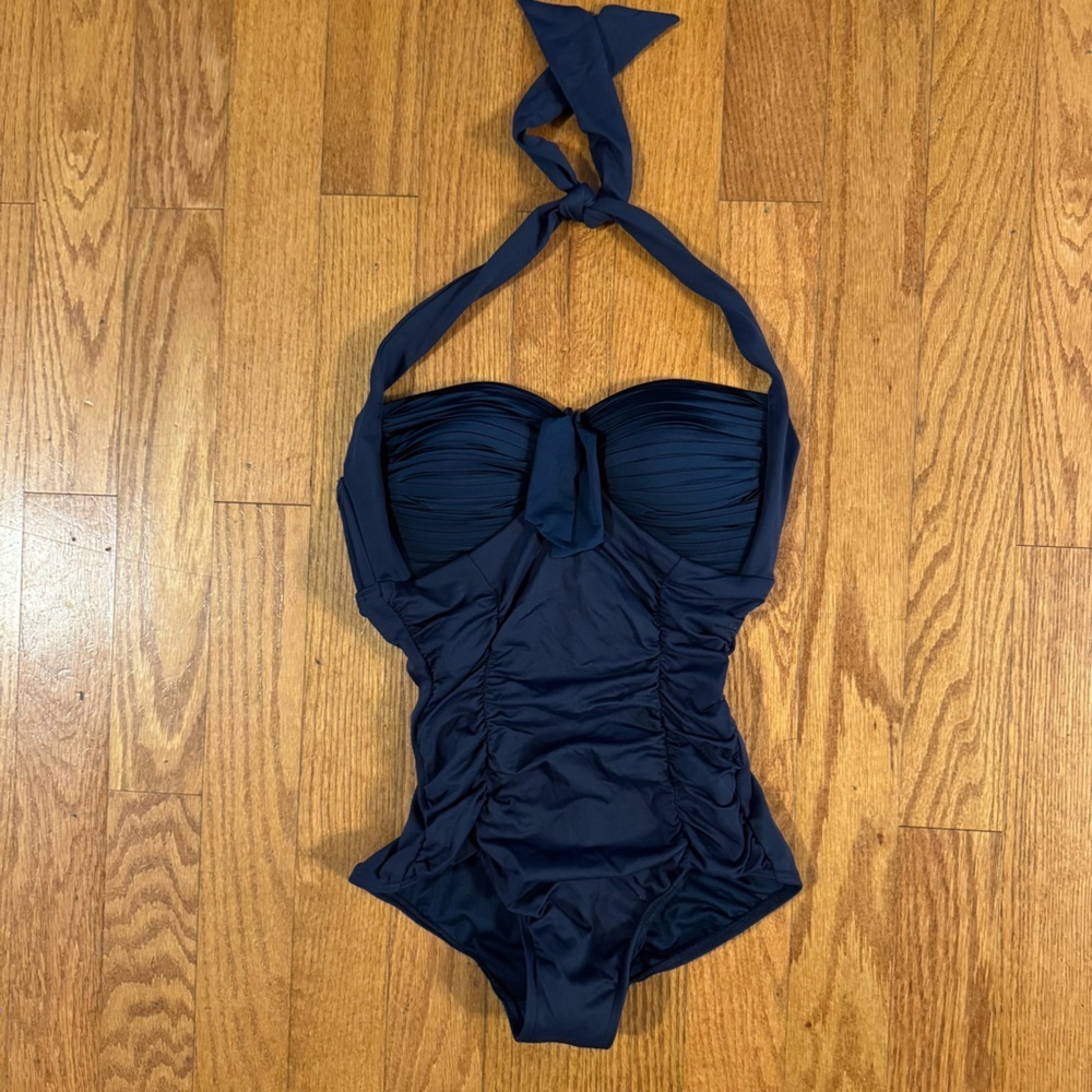 Seafolly Black One Piece Swimsuit Womens size 12